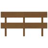 vidaXL Sengegavl honningbrun 154x3x81 cm heltre furu