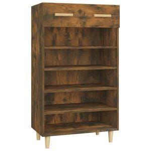 vidaXL Skoskap r&oslash;kt eik 60x35x105 cm konstruert tre