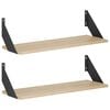 vidaXL Vegghyller 2 stk. Sonoma eik 60 x 20 x 17 cm