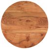vidaXL Bordplate &Oslash;60x3,8 cm rund heltre akasie