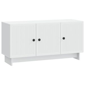 vidaXL TV-skap Hvit 99 x 34,5 x 50 cm Konstruert tre