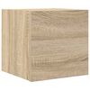 vidaXL Vegghengt TV-benk sonoma eik 30,5x30x30 cm