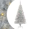 vidaXL Juletre med 150 LED med stativ s&oslash;lv 150 cm PET