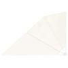 vidaXL Sammenleggbar sidemarkise for balkong krem 160x240 cm