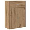 vidaXL Serviesskap Artisan Eik 60 x 30 x 84 cm Konstruert tre