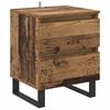 vidaXL Nattbordskap Gammelt tre 40 x 35 x 50 cm Konstruert tre