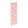 vidaXL plisségardin Rosa 40x100 cm Stoff Bredde 39,4 cm Polyester