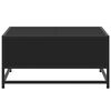 vidaXL Salongbord svart 60,5x60,5x30 cm konstruert tre og metall