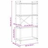 vidaXL Bokhylle Gammelt tre 40 x 30 x 85 cm Konstruert tre