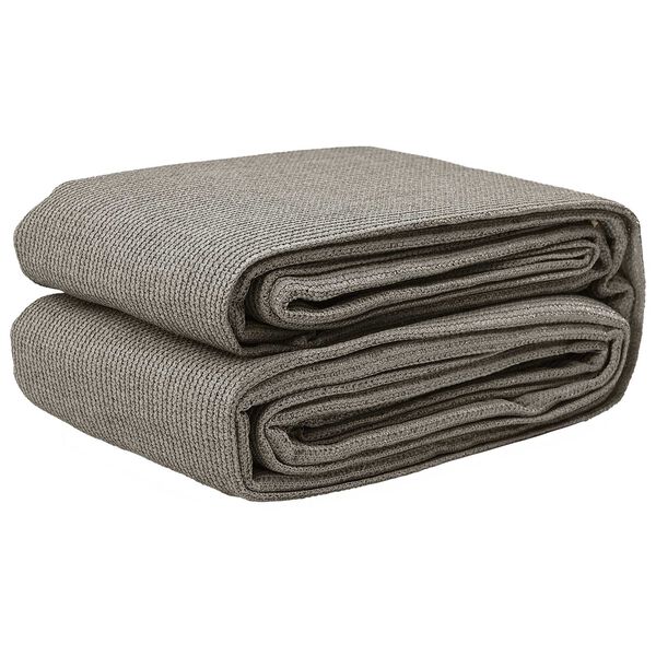 vidaXL Teppe til telt Lysegrå 200 x 250 cm Polyethylen