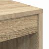 vidaXL Skrivebord med skuff 2 pcs Sonoma eik