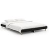 vidaXL Sengeramme svart 140x190 cm konstruert tre
