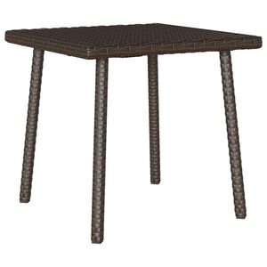 vidaXL Hage salongbord rektangul&aelig;r brun 40x40x37 cm polyrotting