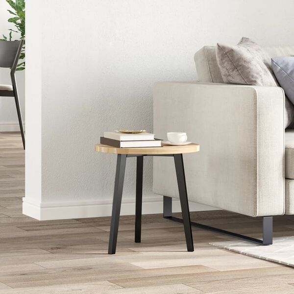 vidaXL Bordplate rund &Oslash;40x2 cm heltre akasie