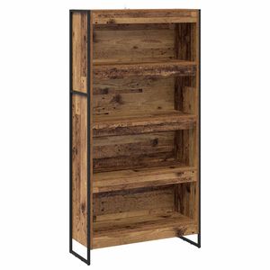 vidaXL Bokskap 80 x 30 x 155 cm Konstruert tre Gamle tre