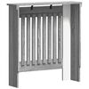 vidaXL Radiator Deksel Gr&aring; Sonoma 78 x 19 x 81,5 cm Konstruert tre