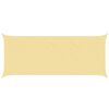 vidaXL Solskygge seil sand 6 x 2,5 m 100% polyester Oxford