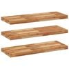 vidaXL Flytende hyller 3 stk 100x30x4 cm oljebehandlet heltre akasie