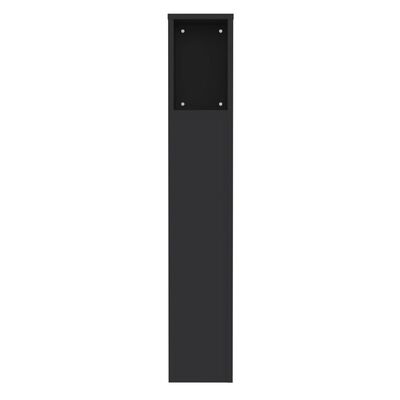 vidaXL Sengegavlskap svart 100x18,5x104,5 cm