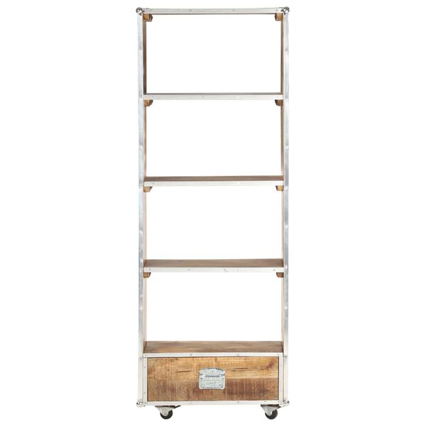 vidaXL Bokhylle 56x28x163 cm grov heltre mango