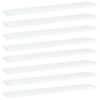 vidaXL Hylleplater 8 stk hvit 60x10x1,5 cm sponplate