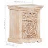 vidaXL Nattbord 40x30x50 cm heltre mango