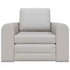 vidaXL Sofa seng Sky Grey 98 x 71 x 83 cm Fløyel