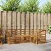 vidaXL Sofasett 4 pcs Naturlig Solid akasietre
