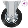 vidaXL Faste hjul 32 stk 160 mm