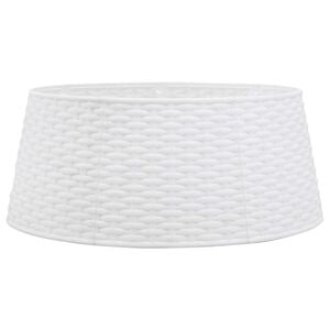 vidaXL Juletreskj&oslash;rt hvit &Oslash;56x23 cm plast