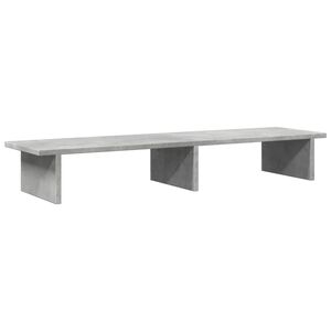 vidaXL Skjermstativ betonggr&aring; 100x27x15 cm konstruert tre