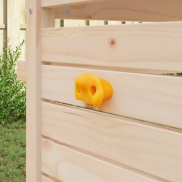 vidaXL Klatrekloss 2 pcs Gul 100 x 67 x 43 mm PP