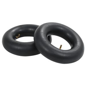vidaXL Innerslanger til trilleb&aring;r 2 stk 13x5.00-6 gummi