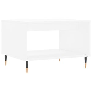 vidaXL Salongbord hvit 60x50x40 cm konstruert tre