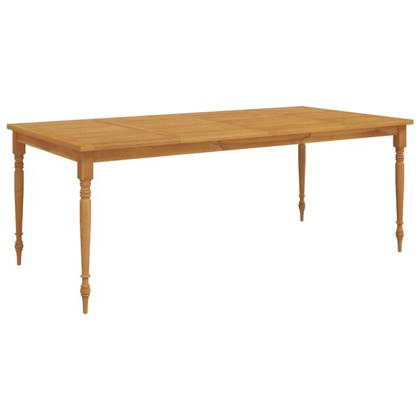 vidaXL Bataviabord 200x100x75 cm heltre teak
