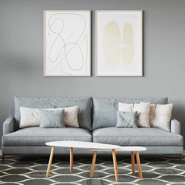 vidaXL Vaggmaling Grå 16,5 x 16,5 x 16 cm Veggdart