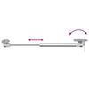 vidaXL Hydraulisk Gassfj&aelig;r 2 pcs s&oslash;lv 280 x 17 x 16 mm PP og Jern