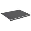 vidaXL Erstatningsduk for markise antrasitt 4,5x3,5 m