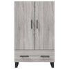 vidaXL Highboard gr&aring; sonoma 69,5x31x115 cm konstruert tre