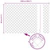 vidaXL Gjerdep&aring;le gr&oslash;nn 25 x 0,8 m (40 x 40 mm mesh) St&aring;l og PVC