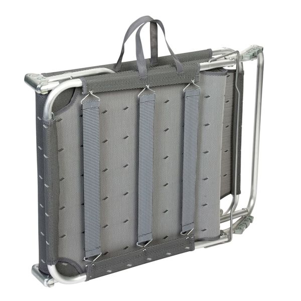 Bo-Camp Sammenleggbar campingseng Florence gr&aring; 1304480