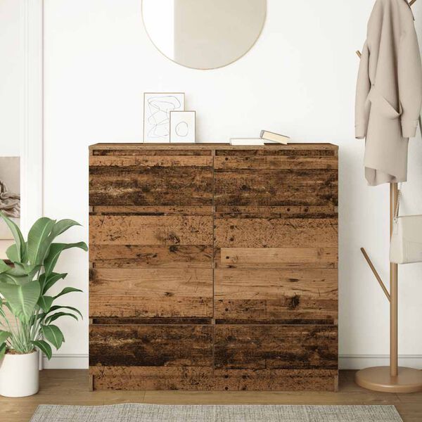 vidaXL Skjenk gammelt tre 100x35x99 cm konstruert tre