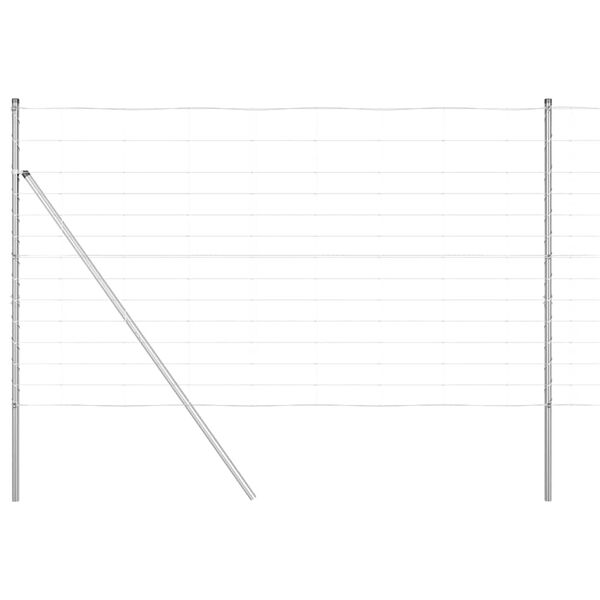 vidaXL Gjerdep&aring;le Galvanisert 50 x 1,4 m St&aring;l