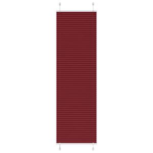 vidaXL Pliss&eacute;gardin Bordeaux R&oslash;d 65x200 cm Stoff Bredde 64,4 cm