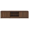 vidaXL TV-benk brun eik 140x40x35,5 cm konstruert tre