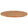 vidaXL Bordplate heltre teak 2,5 cm 90 cm