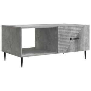 vidaXL Kaffebord Betonggr&aring; 90 x 50 x 40 cm Konstruert tre