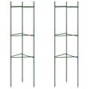 vidaXL Tomatbur 2 stk 116 cm st&aring;l og PP
