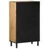 vidaXL Highboard brun 60x33x100 cm heltre mango