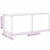 vidaXL TV-benksett 6 pcs artisan eik 100 x 30 x 30 cm Konstruert tre